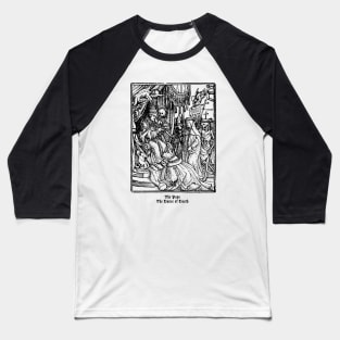 The Pope, The Dance of Death Baseball T-Shirt